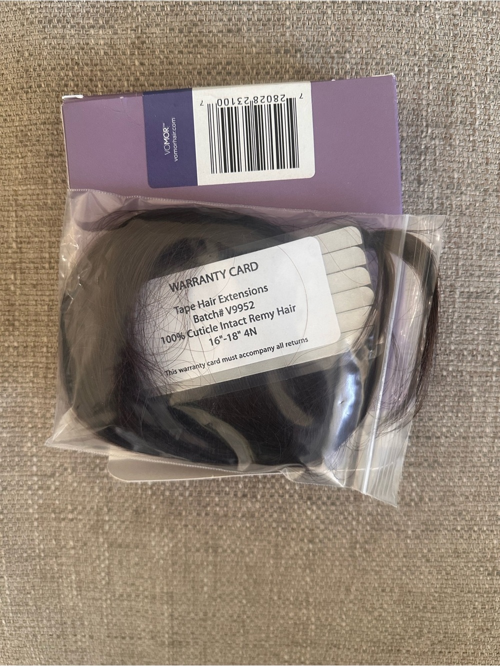 Tape-In Hair Extensions - Dark Brown (16"-18")
